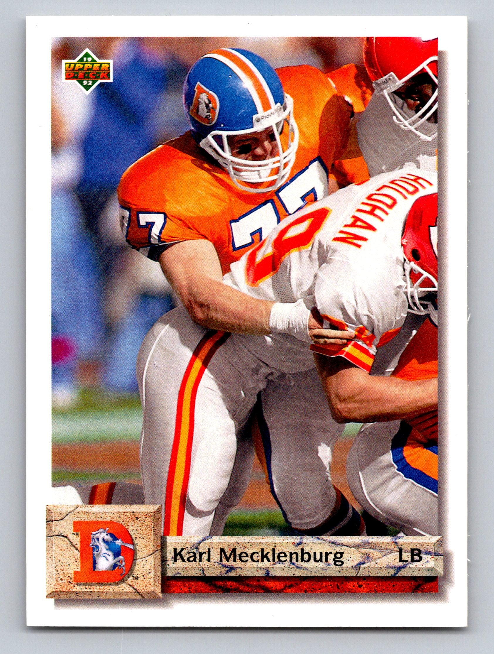 1992 Upper Deck #392 Karl Mecklenburg