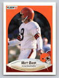 1990 Fleer #47 Matt Bahr