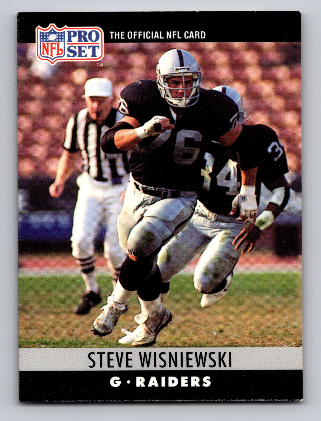1990 Pro Set #160 Steve Wisniewski