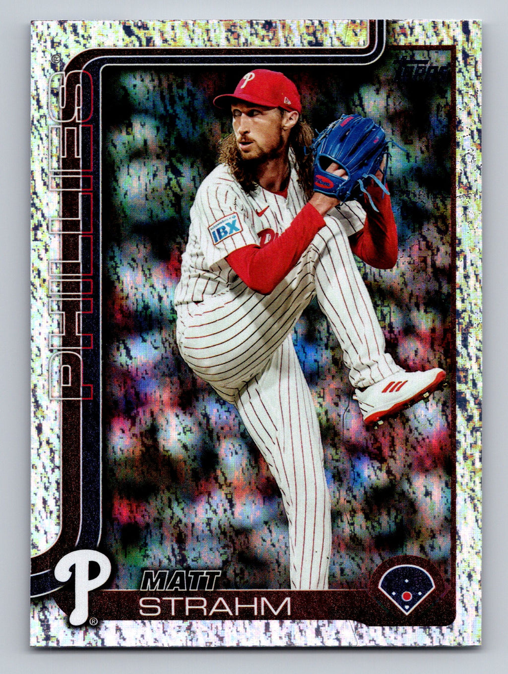 2025 Topps #672 Matt Strahm Holo Foil