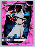 2025 Panini Prizm #225 Deion Sanders Pink Ice Prizms