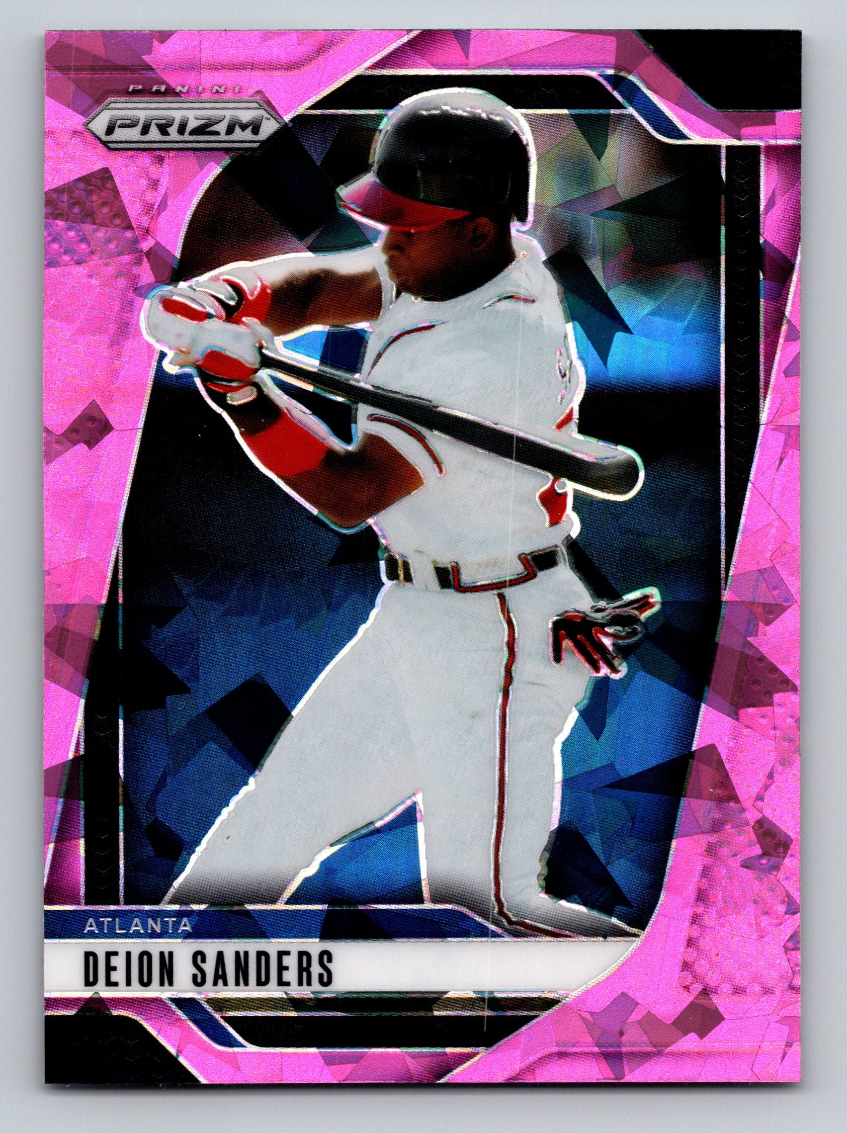 2025 Panini Prizm #225 Deion Sanders Pink Ice Prizms