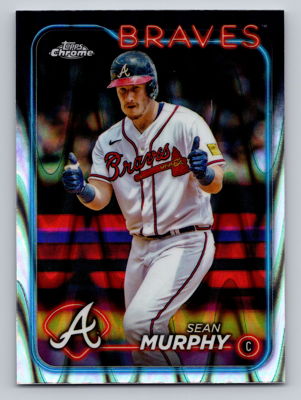 2024 Topps Chrome #255 Sean Murphy Raywave Refractors
