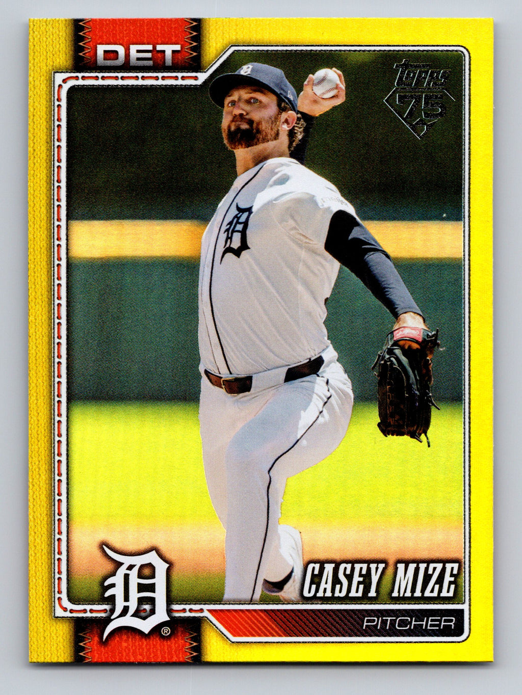 2026 Topps #16 Casey Mize Yellow Rainbow Foil #/399