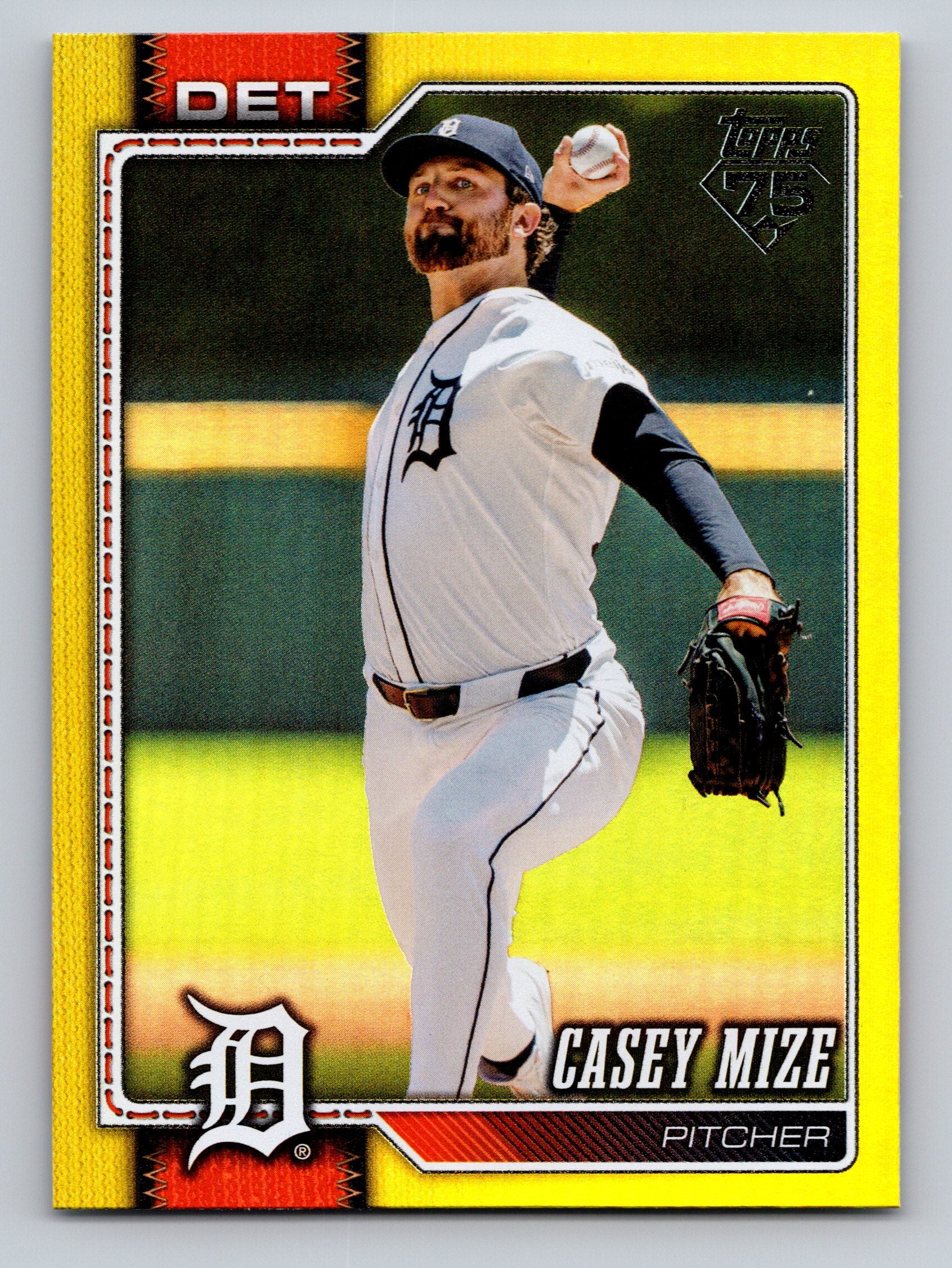 2026 Topps #16 Casey Mize Yellow Rainbow Foil #/399
