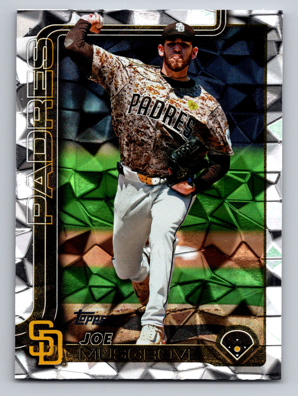 2025 Topps #385 Joe Musgrove Diamante Foil