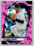 2025 Panini Prizm #254 Alejandro Rosario Pink Ice Prizms