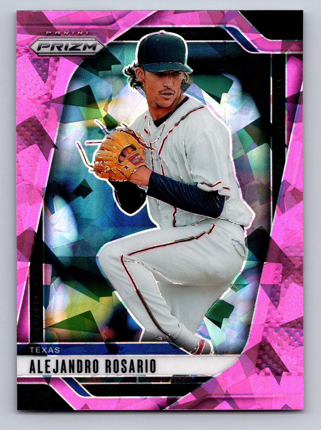 2025 Panini Prizm #254 Alejandro Rosario Pink Ice Prizms